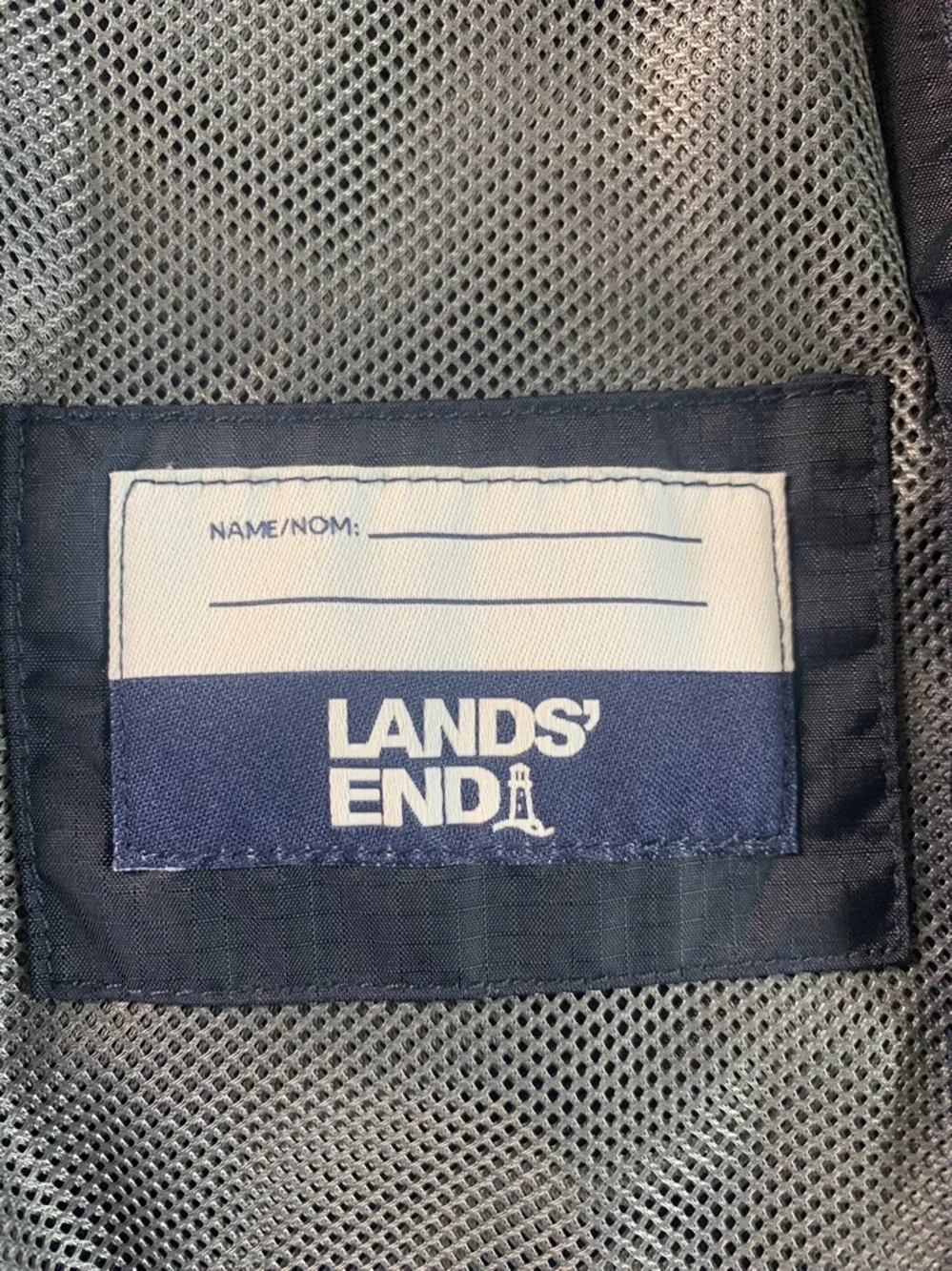 Land’s End black nylon rain jacket size small (8)
